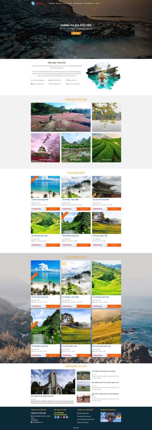 Theme wordpress du lịch 4