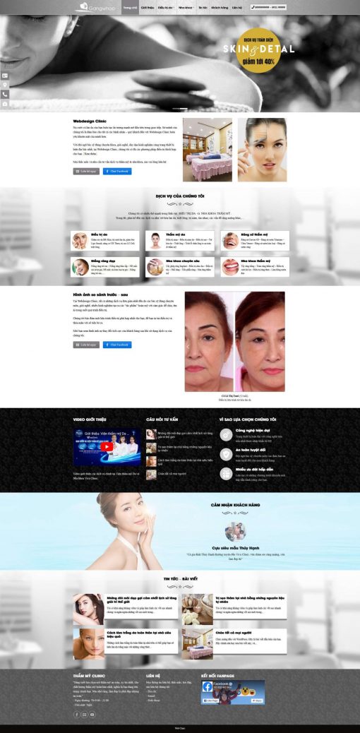 Theme wordpress thẩm mỹ viện